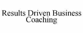 results driven business coaching