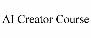 ai creator course
