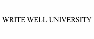 write well university