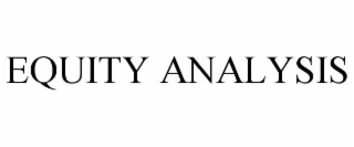 equity analysis
