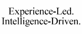 experience-led. intelligence-driven.