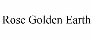 rose golden earth