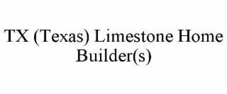 tx (texas) limestone home builder(s)
