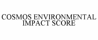 cosmos environmental impact score