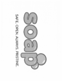 soap safe. open. always. pristine.