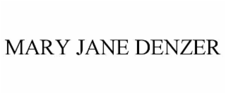 mary jane denzer