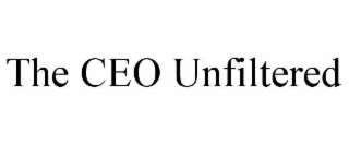 the ceo unfiltered