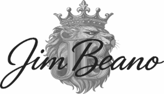 jim beano, initials jb behind the words