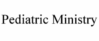 pediatric ministry