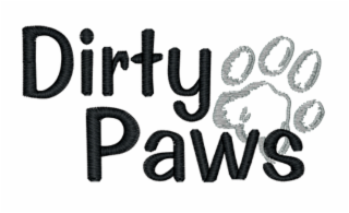dirty paws (paw print image)