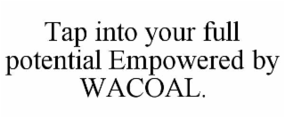 tap into your full potential empowered by wacoal.