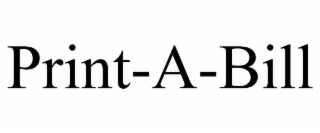 print-a-bill