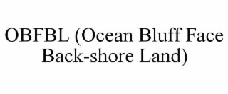 obfbl (ocean bluff face back-shore land)
