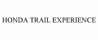 honda trail experience