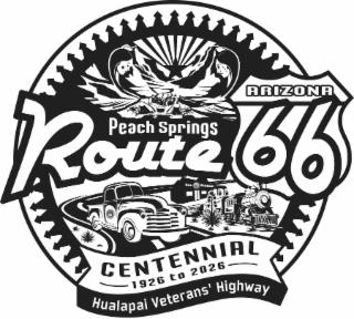 route 66 peach springs arizona centennial 1926 to 2026 hualapai veterans' highway
