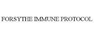 forsythe immune protocol