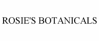 rosie's botanicals