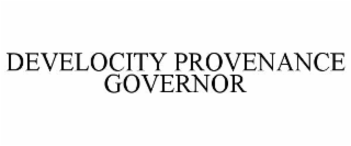 develocity provenance governor