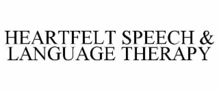 heartfelt speech & language therapy