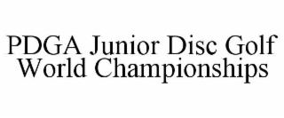 pdga junior disc golf world championships
