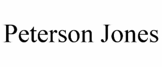 peterson jones