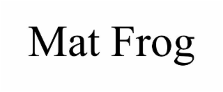 mat frog