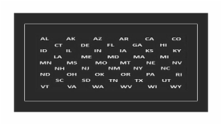 al ak az ar ca co ct de fl ga hi id il in ia ks ky la me md ma mi mn ms mo mt ne nv nh nj nm ny nc nd oh ok or pa ri sc sd tn tx ut vt va wa wv wi wy