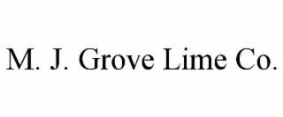 m. j. grove lime co.