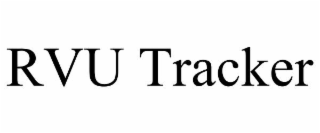 rvu tracker