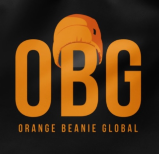 obg orange beanie global