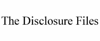 the disclosure files