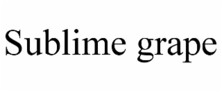 sublime grape
