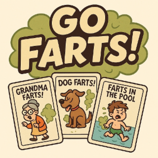go farts! grandma farts! dog farts! farts in the pool!