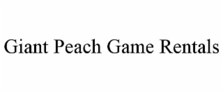 giant peach game rentals