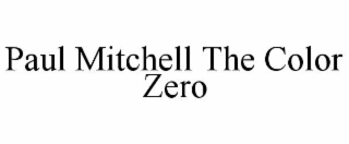 paul mitchell the color zero