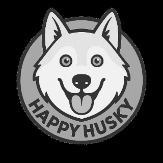 happy husky