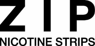 zip nicotine strips