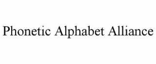 phonetic alphabet alliance