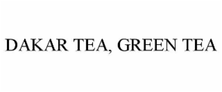 dakar tea, green tea