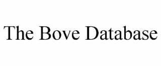 the bove database