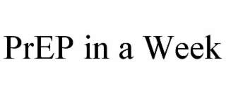 prep in a week