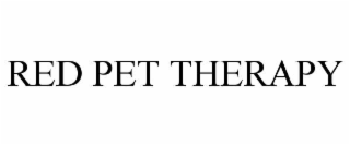 red pet therapy