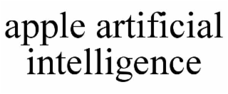apple artificial intelligence