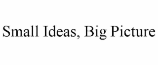 small ideas, big picture
