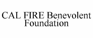 cal fire benevolent foundation