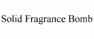 solid fragrance bomb