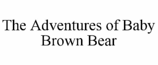 the adventures of baby brown bear
