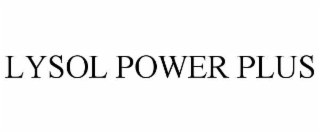 lysol power plus