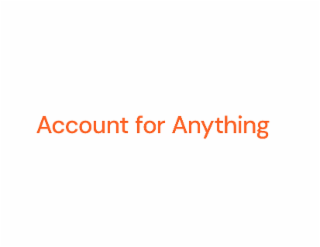account for anything