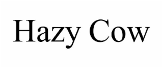hazy cow